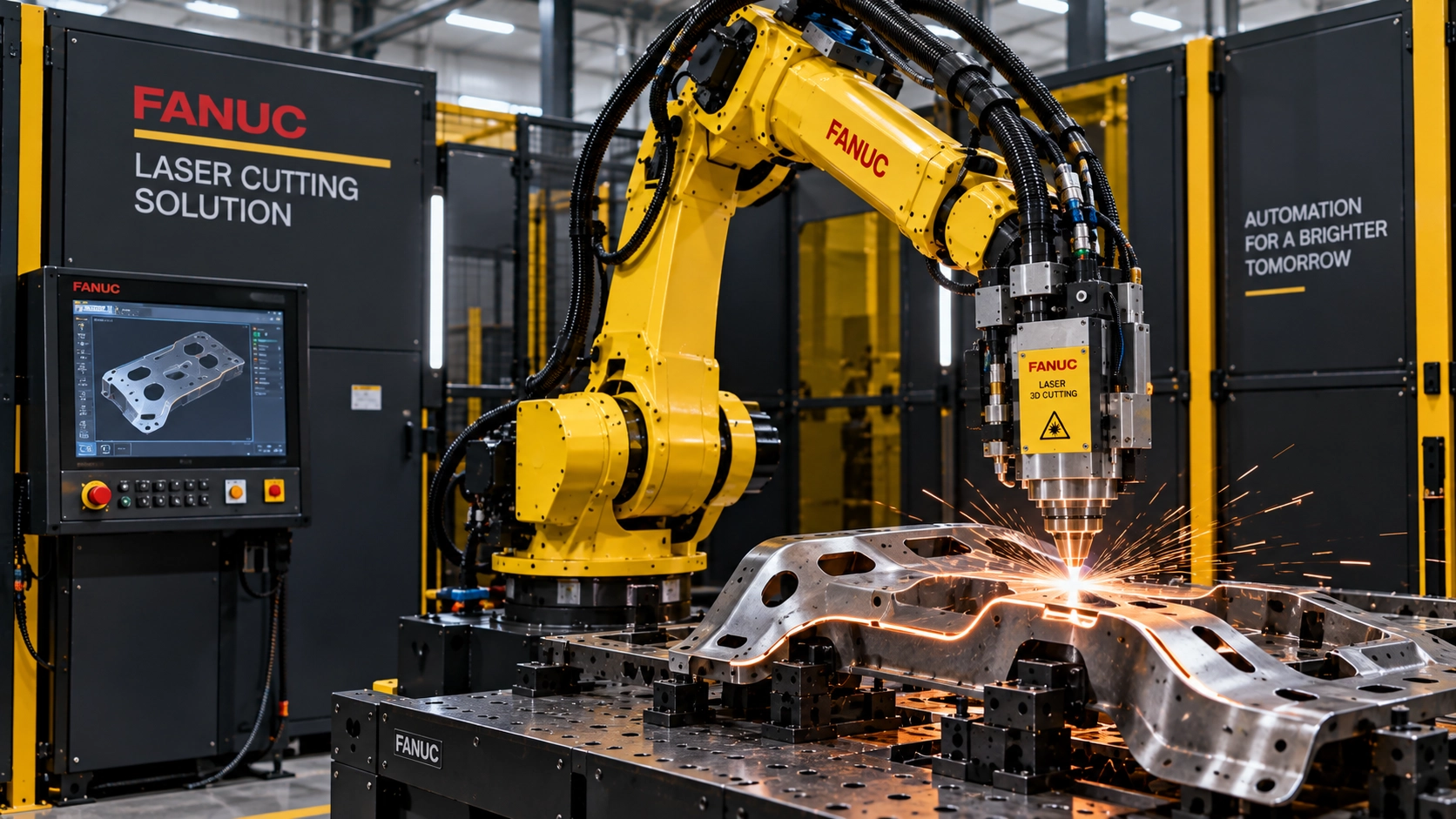 Sistema de corte láser robotizado